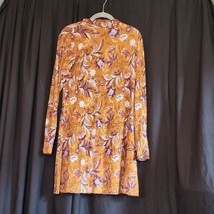 Mudd Brown Floral Dress